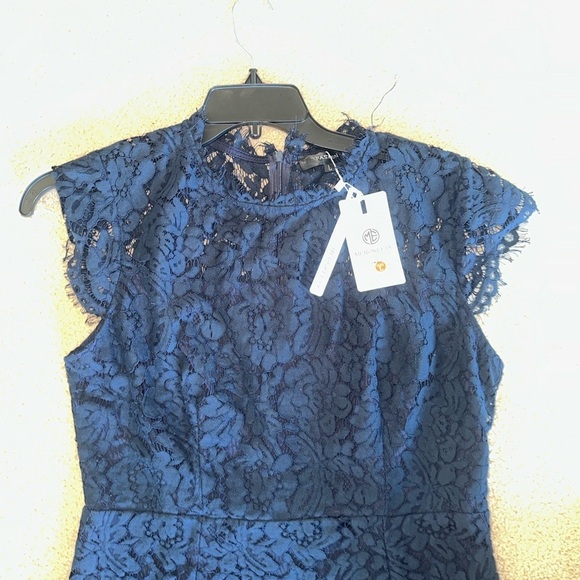MEROKEETY Lace Cocktail Dress - Sleeveless, Elegant, Size Large - NWT - Picture 5 of 9